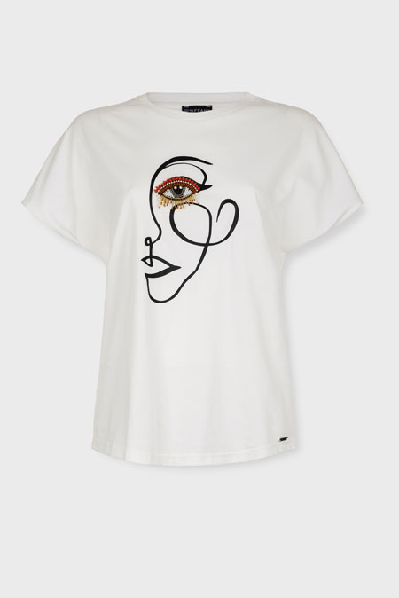 Ženska majica sa našivenim motivom Tiffany Production